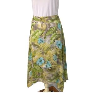 🌴 Nygard Coconut Style Silk Tropical Skirt‎